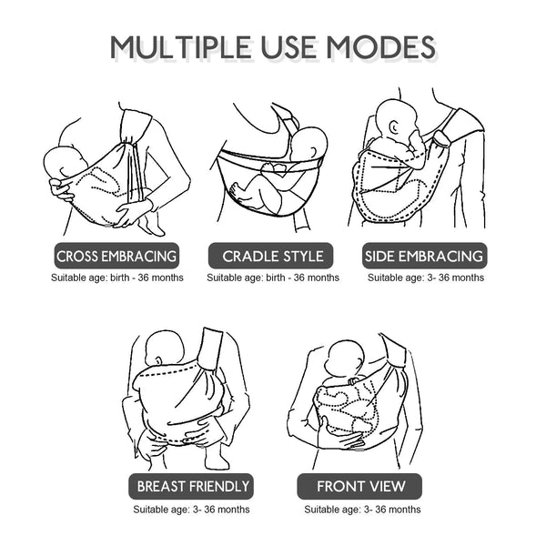 Comfortable Baby Carrier Sling